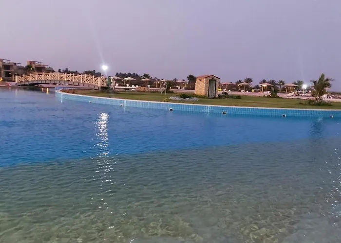 للايجار عائلات فقط 3 غرف نوم مكيف بالكامل قرية بلومار السخنة Blumar Elsokhna العين السخنة شاليه عين السخنة